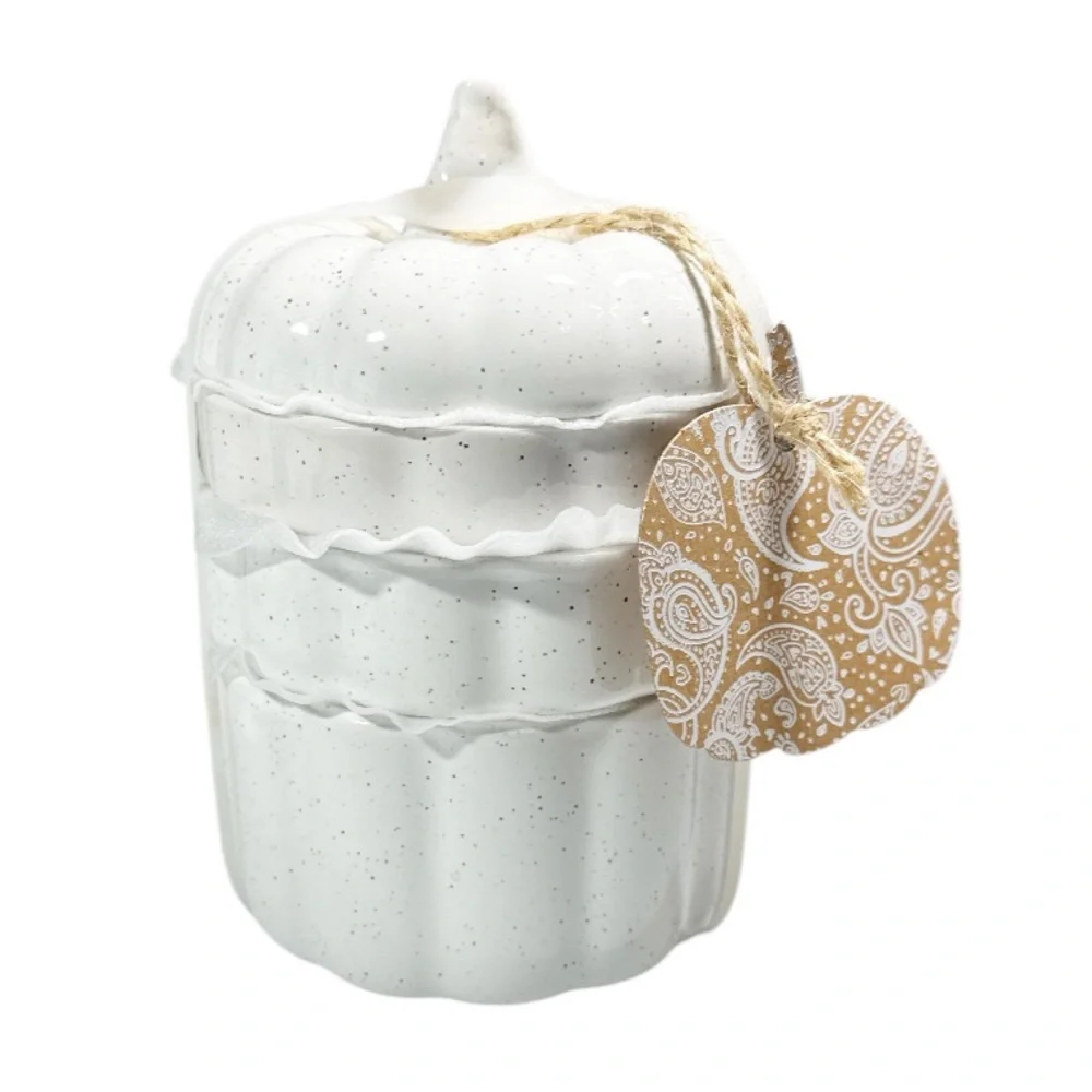 NEW 10 Strawberry Street Stacked PUMPKIN Measuring Cups Set/4